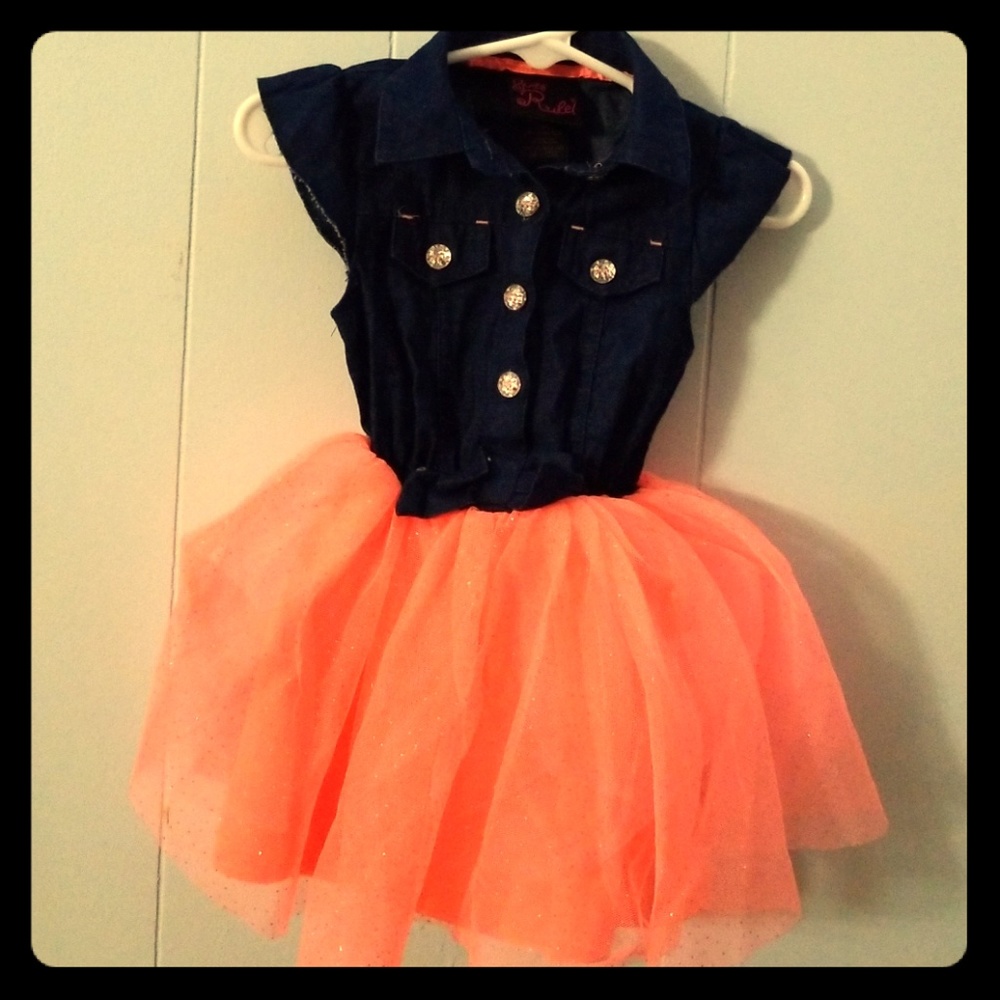 Jean tutu dress